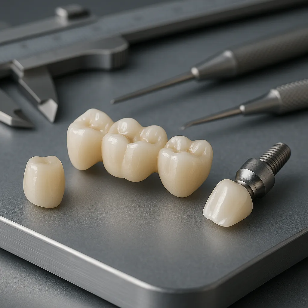 Protesi dentali a Bergamo — corone, ponti e protesi su impianti